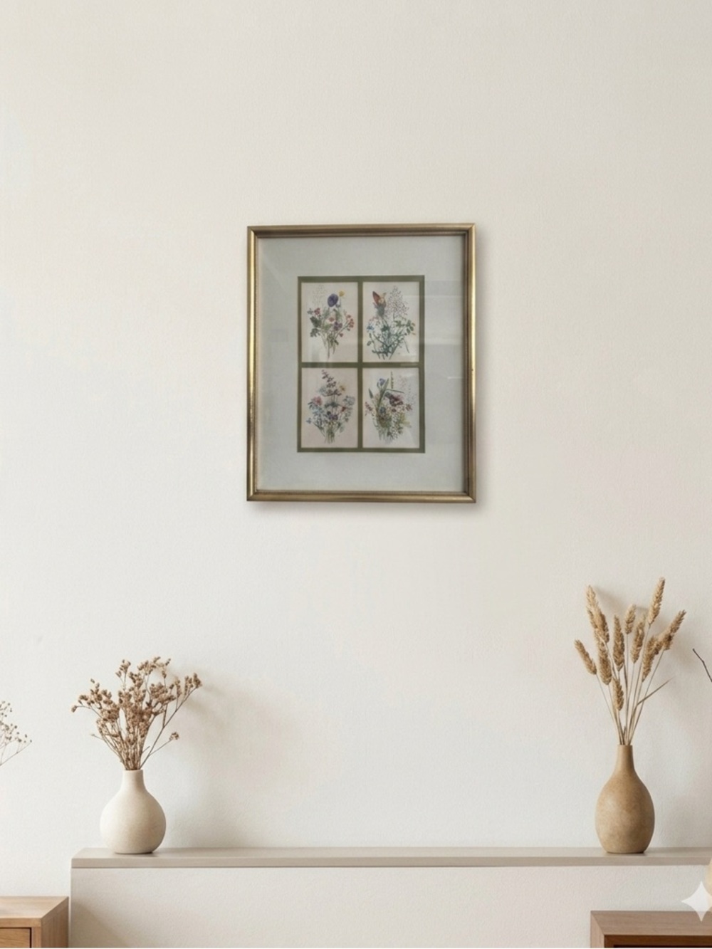 Botanical Wildflower Art Print Set By Edith Holden